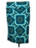 Lularoe Print Teal Casual Skirt Size XL - photo 2
