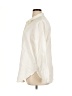 Flax 100% Linen Ivory Long Sleeve Button-Down Shirt Size 14 (L) - photo 5