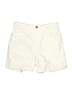 Zara Solid Ivory Khaki Shorts Size 6 - photo 1