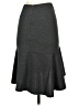 Noir Solid Gray Casual Skirt Size XS - photo 2