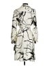 DKNY 100% Polyester Print Ivory Casual Dress Size 4 - photo 2