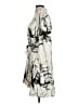 DKNY 100% Polyester Print Ivory Casual Dress Size 4 - photo 5