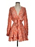 Kivari Paisley Orange Casual Dress Size 2 - photo 1