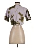 OFF-WHITE 100% Cotton Camo Green Short Sleeve Turtleneck Size XS - photo 2