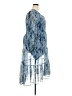 Joie Paisley Blue Cocktail Dress Size XXL - photo 4