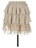 1.State 100% Polyester Floral Ivory Casual Skirt Size M - photo 1