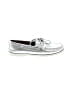 Sperry Top Sider Metallic Silver Flats Size 8 - photo 1