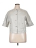 Max Mara Gray 3/4 Sleeve Button-Down Shirt Size 10 - photo 1