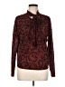Nine West Burgundy Long Sleeve Blouse Size M - photo 1