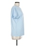 IMAN Blue Short Sleeve Top Size M - photo 4