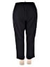 Lou & Grey Solid Black Casual Pants Size XXL - photo 2