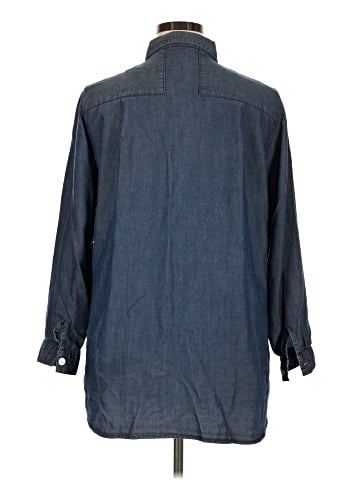 Soft Surroundings Long Sleeve Button-Down Shirt (view 2)