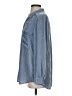 Eileen Fisher Blue Long Sleeve Button-Down Shirt Size S - photo 5