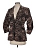 Calvin Klein 100% Polyester Animal Print Brown Blazer Size S - photo 1