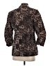 Calvin Klein 100% Polyester Animal Print Brown Blazer Size S - photo 2