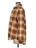 Billabong 100% Polyester Plaid Brown Long Sleeve Blouse Size M - photo 5