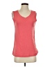 Chico's Red Sleeveless T-Shirt Size Med (1) - photo 1