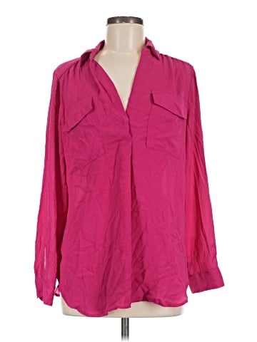 Ann Taylor Long Sleeve Blouse (view 1)