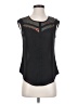Candie's 100% Polyester Black Sleeveless Blouse Size S - photo 1