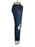 Express Jeans Hearts Blue Jeans Size 10 - photo 4
