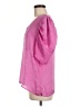 DKNY 100% Polyester Pink Short Sleeve Blouse Size M - photo 5