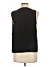 Kohl's 100% Polyester Black Sleeveless Blouse Size 10 - photo 2