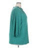 Adrianna Papell Teal 3/4 Sleeve Blouse Size 1X - photo 4