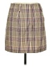 Re:named 100% Polyester Plaid Brown Casual Skirt Size M - photo 2
