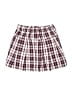 Justice Plaid Burgundy Skort Size 12 - 14 - photo 2