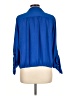 Chaus 100% Polyester Blue 3/4 Sleeve Blouse Size L - photo 2