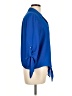 Chaus 100% Polyester Blue 3/4 Sleeve Blouse Size L - photo 4