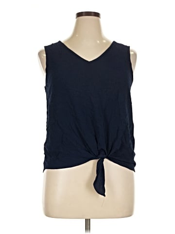 Green Envelope Sleeveless Blouse (view 1)