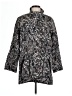 Soft Surroundings 100% Nylon Paisley Black Raincoat Size L - photo 1