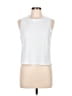 Koral White Sleeveless T-Shirt Size L - photo 1