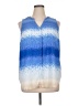 Apt. 9 100% Polyester Blue Sleeveless Blouse Size 0X - photo 1