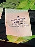 Essentials 100% Rayon Floral Black Short Sleeve Blouse Size M - photo 5