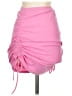 Shein Solid Pink Casual Skirt Size 2 - photo 2