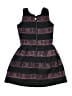 Elisa B. Stripes Black Dress Size 7 - photo 2