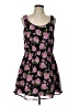 Feathers 100% Polyester Floral Black Casual Dress Size L - photo 1