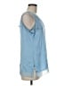 Etcetera 100% Silk Blue Sleeveless Silk Top Size 8 - photo 4