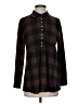 Soft Surroundings Checkered-gingham Brown Long Sleeve Blouse Size S (petite) - photo 1