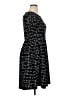 Lularoe Houndstooth Black Casual Dress Size XL - photo 4