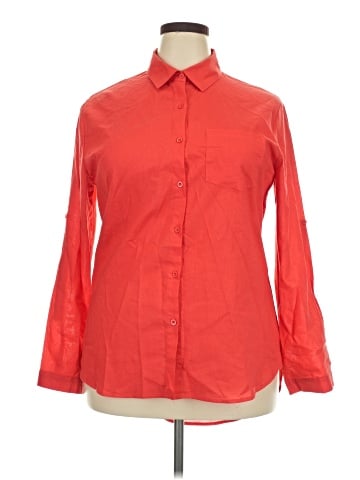 Unbranded Long Sleeve Button-Down Shirt (view 1)