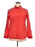 Unbranded Solid Red Long Sleeve Button-Down Shirt Size XXL (estimated) - photo 1