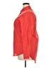 Unbranded Solid Red Long Sleeve Button-Down Shirt Size XXL (estimated) - photo 5
