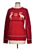 V28 100% Acrylic Red Pullover Sweater Size L - photo 1