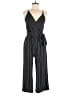 Kaileigh Stripes Black Jumpsuit Size M - photo 1