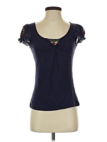 Little Yellow Button Short Sleeve T-Shirt (view 1)