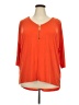 Premise Studio Orange 3/4 Sleeve Top Size 2X - photo 1