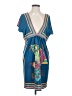Flying Tomato Tropical Blue Cocktail Dress Size S - photo 1